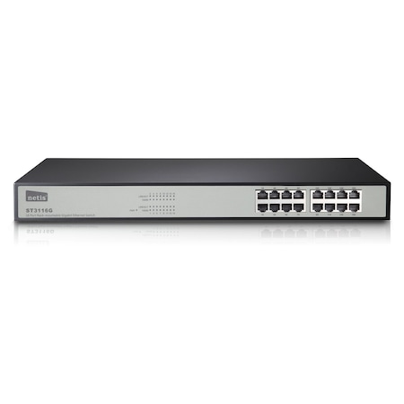Netis 16-Port Gigabit Ethernet Rackmount Switch ST3116G